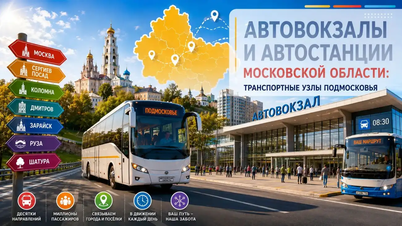 Автовокзалы и автостанции Московской области