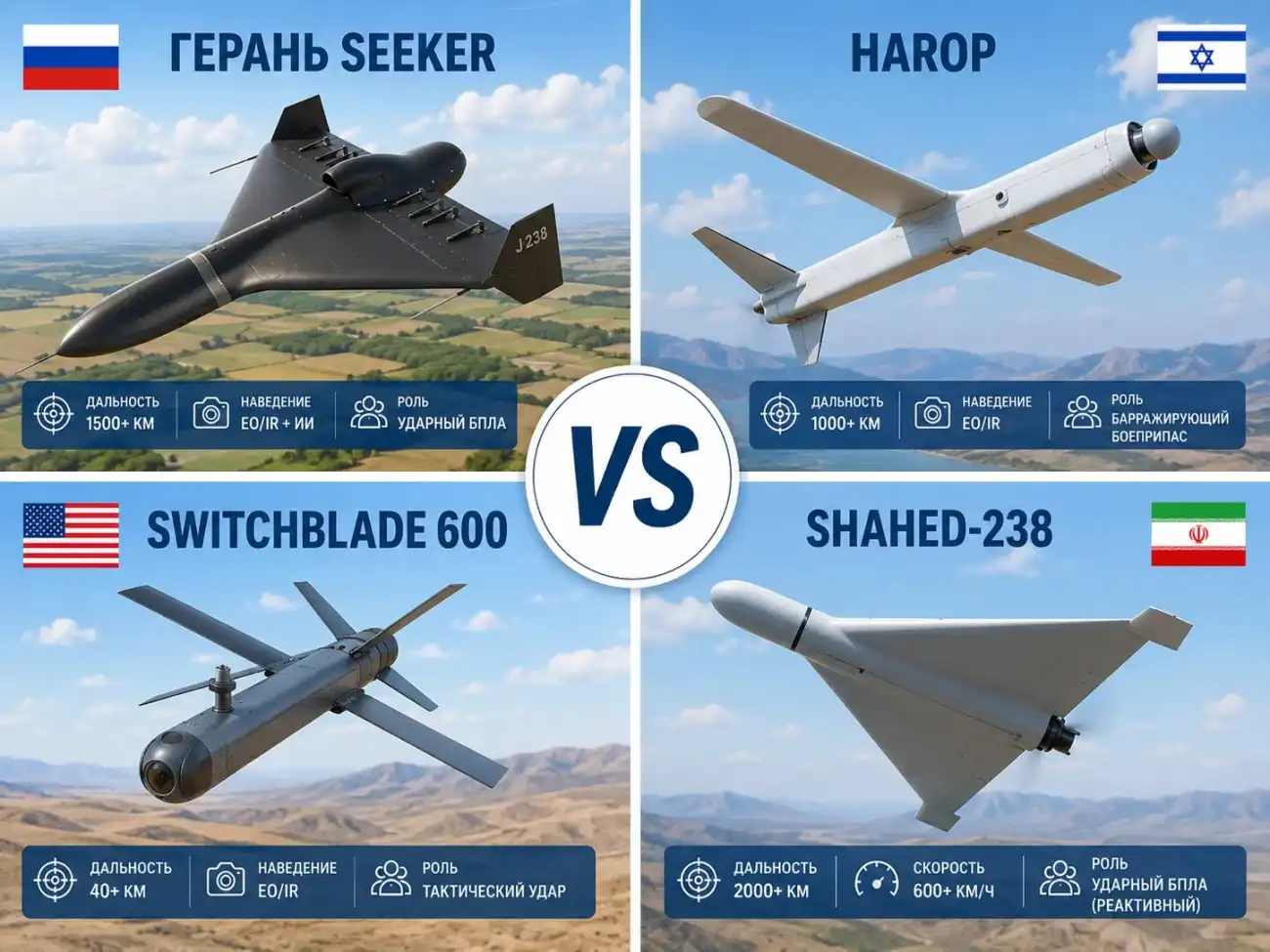 Сравнение Герань Seeker