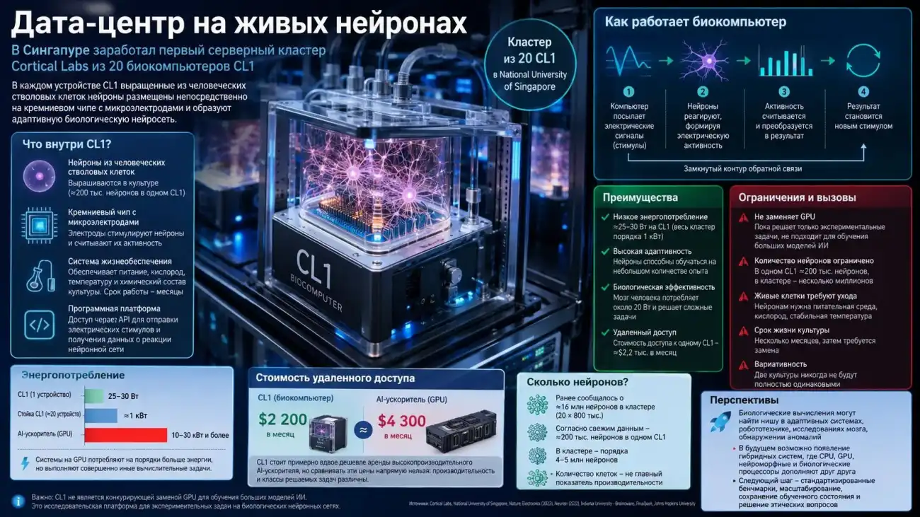 Дата-центр на человеческих нейронах