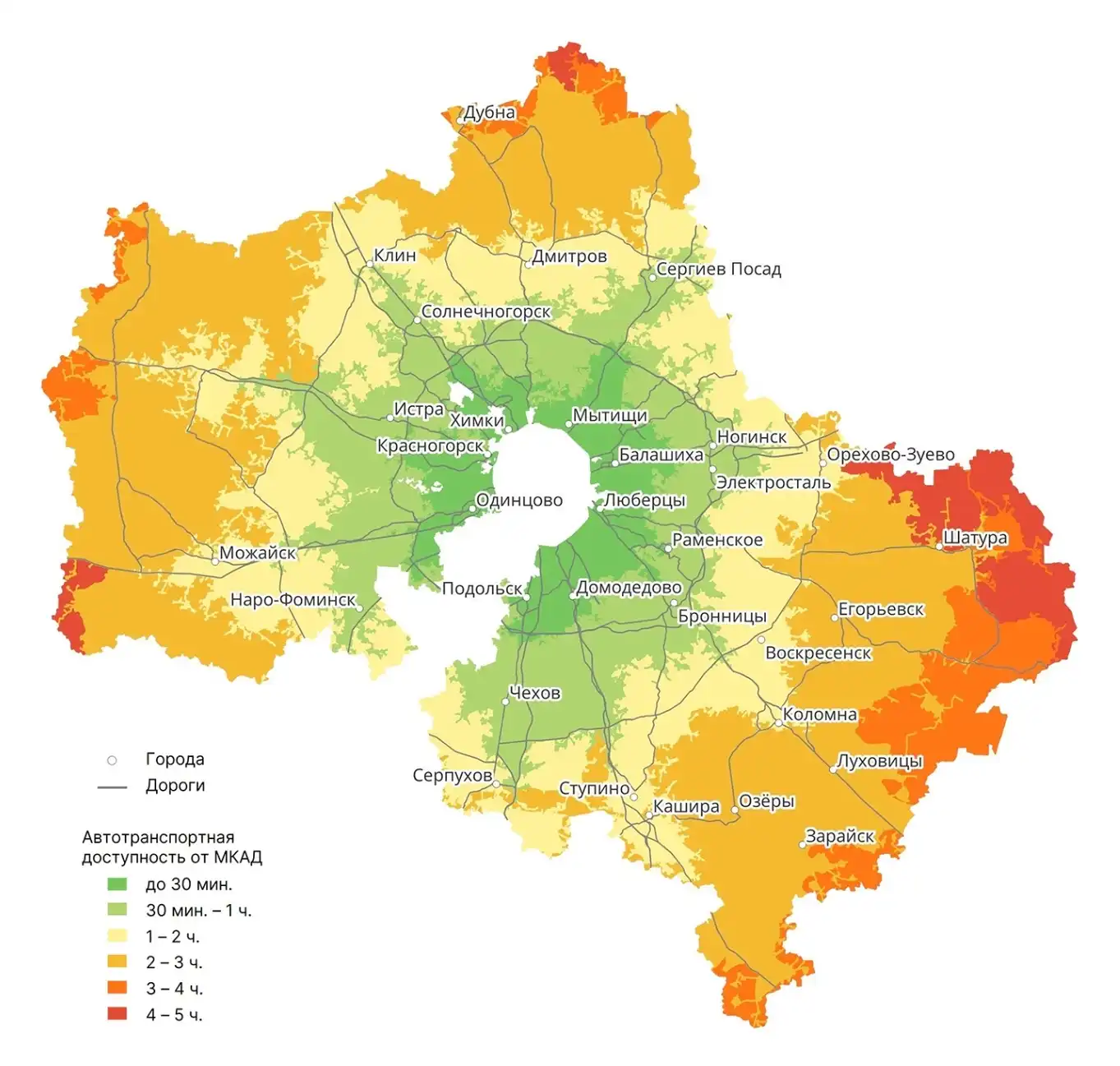 Развитие застройки Подмосковья в 21 веке