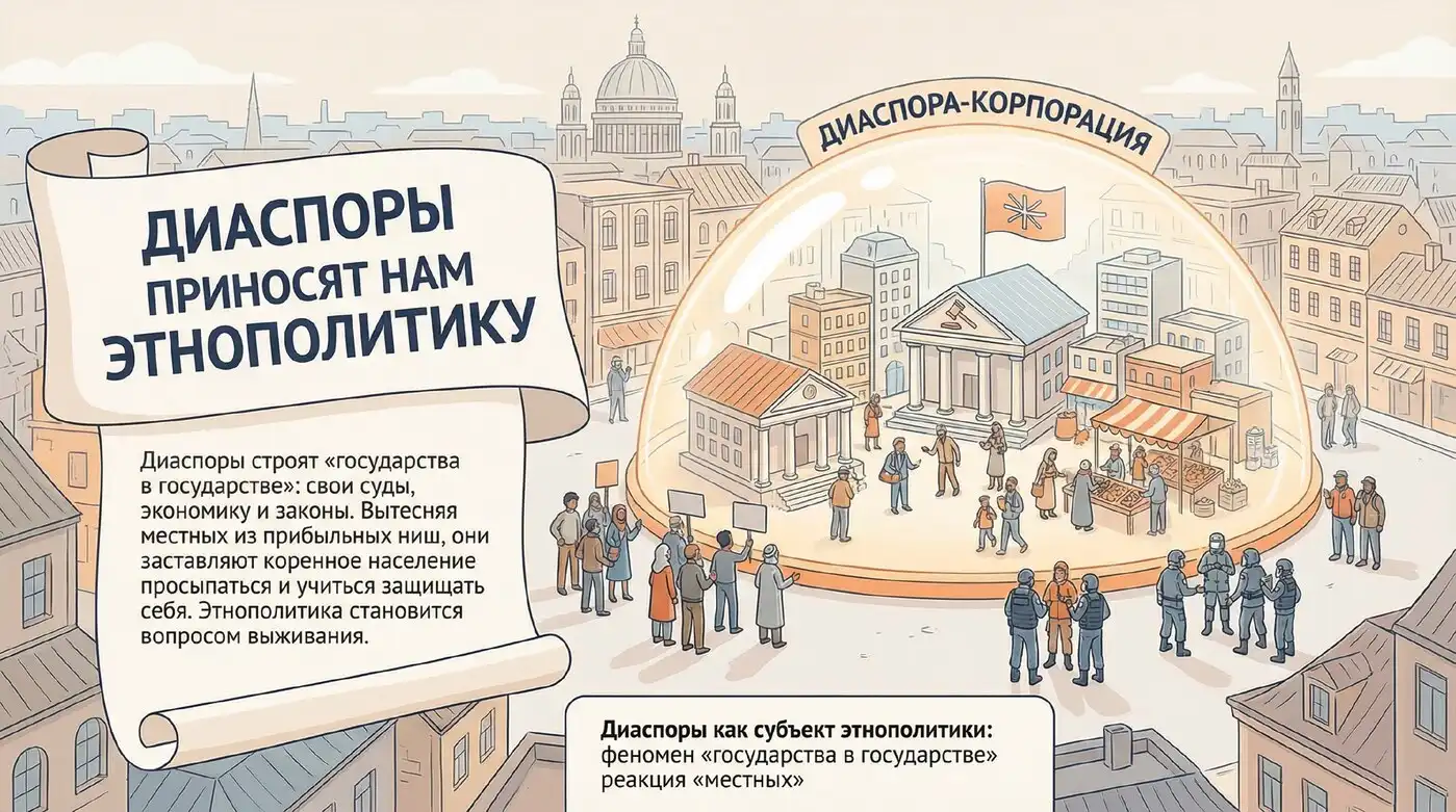 Диаспоры приносят нам этнополитику