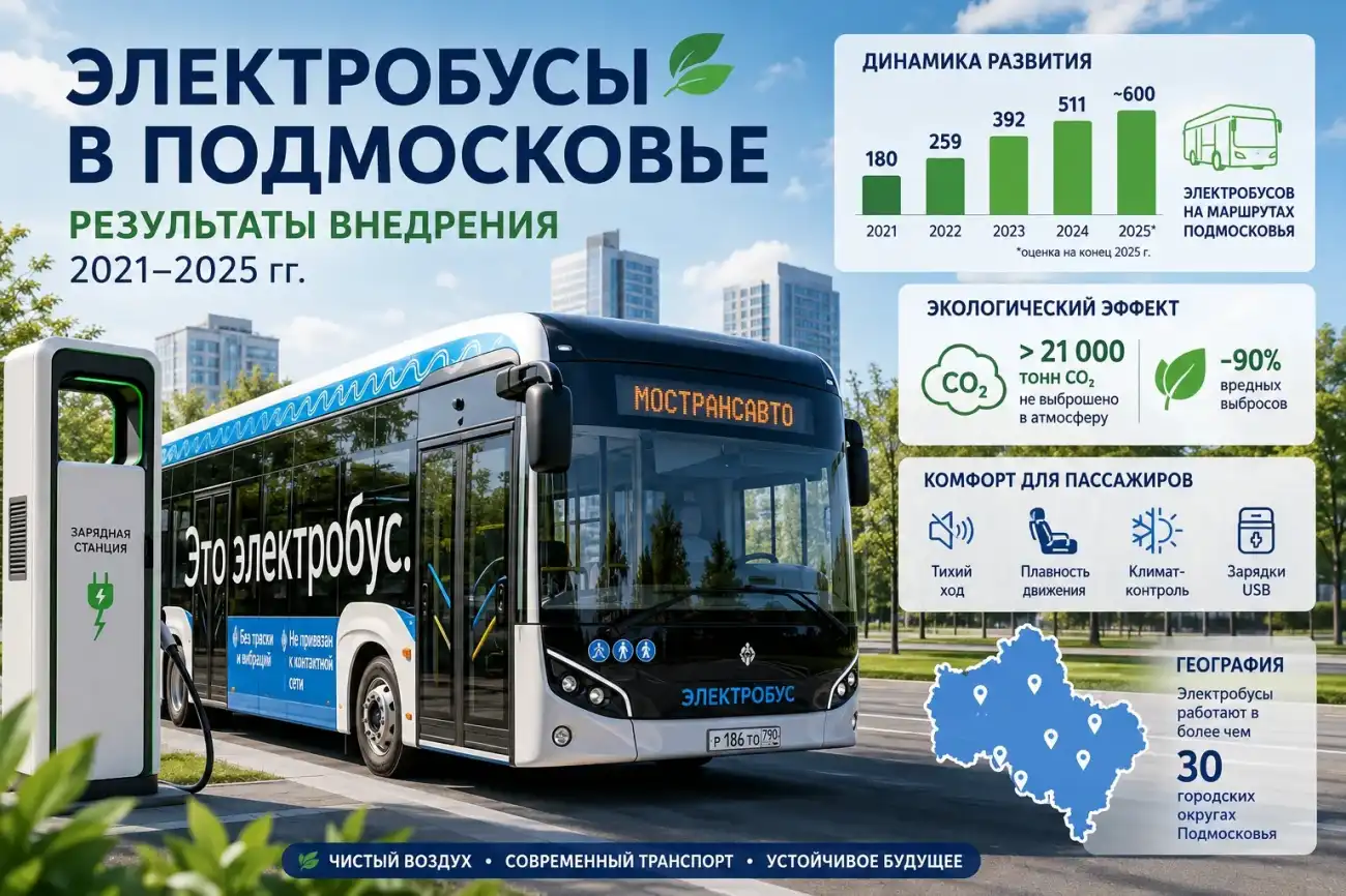 Электробусы в Московской области