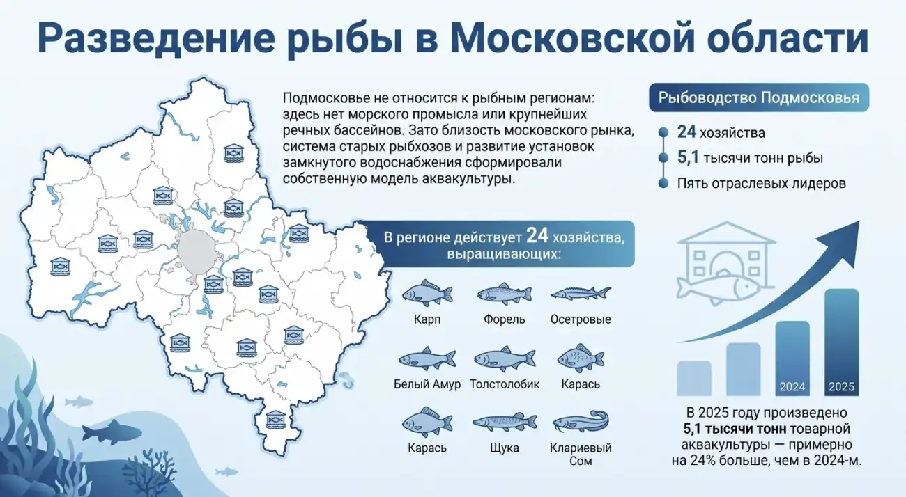 Разведение рыбы Московской области
