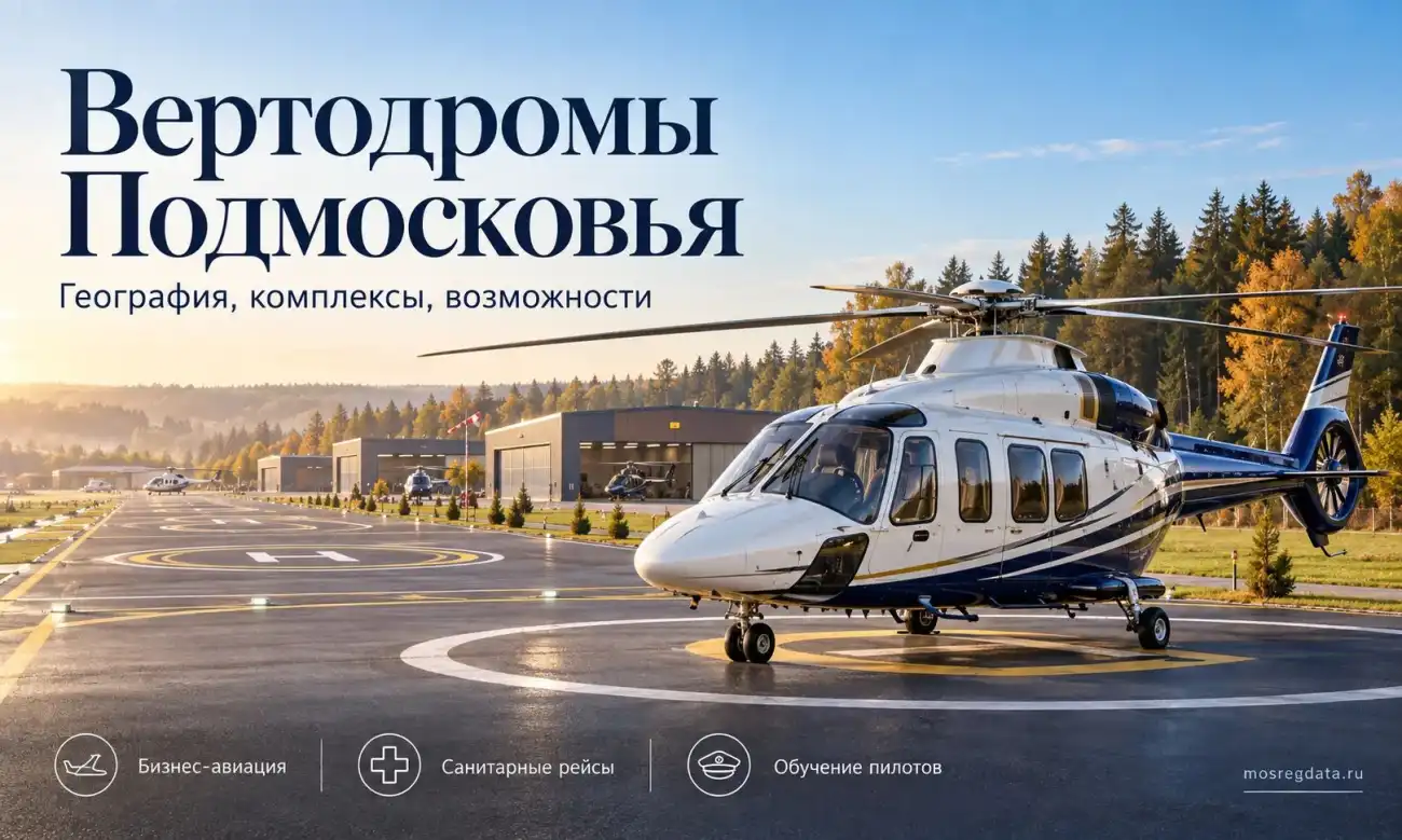 Вертодромы Московской области