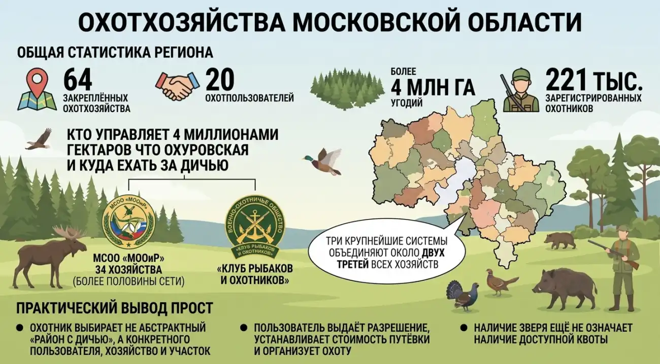 Охотхозяйства Московской области