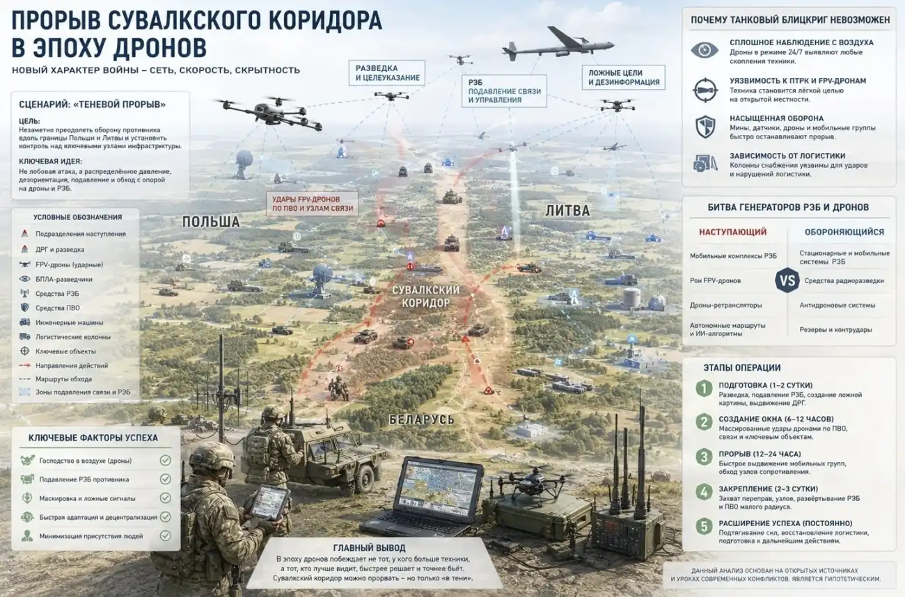 Прорыв к Калининграду в эпоху дронов