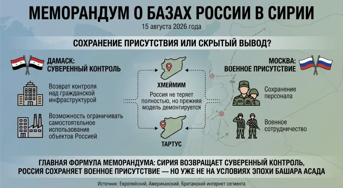 Меморандум о базах России в Сирии