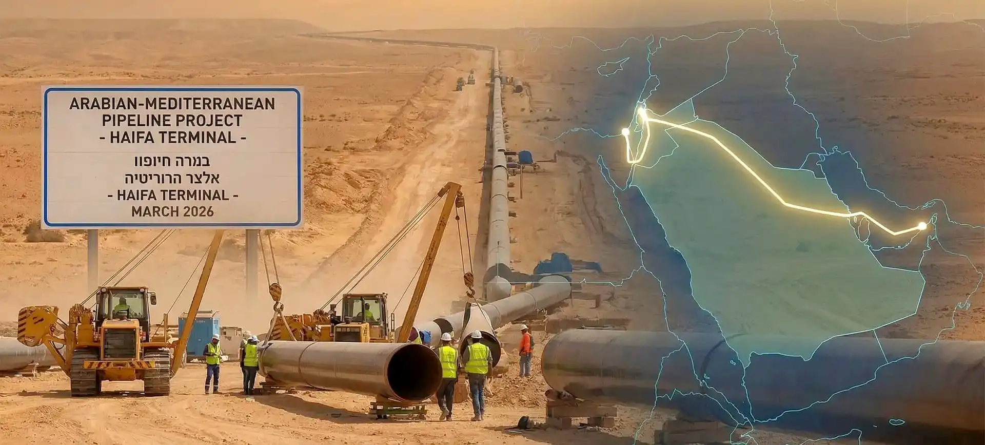 Нефтепроводы к портам Израиля