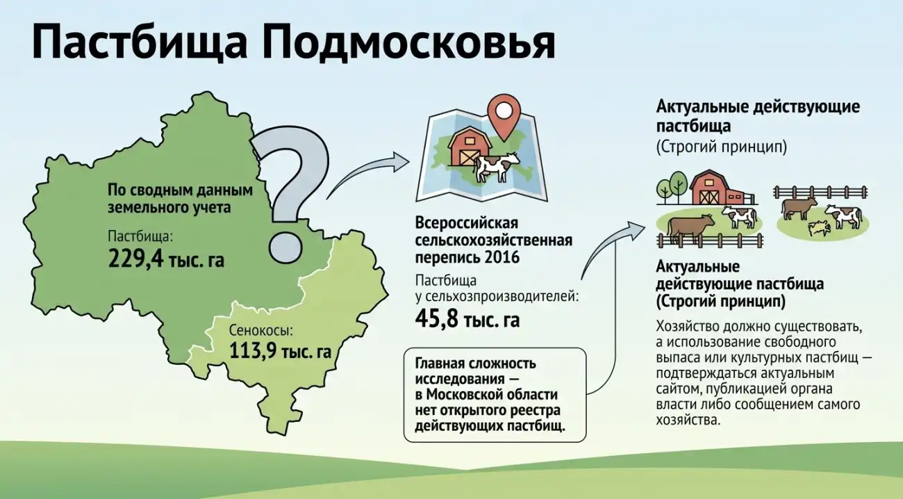 Пастбища Московской области