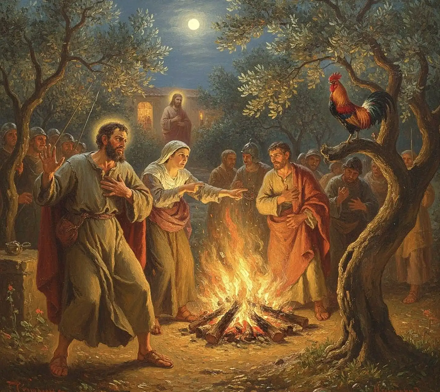 Как Пётр трижды отрёкся от Христа