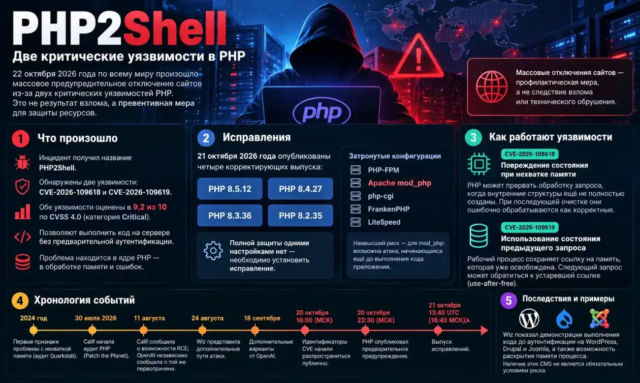 Уязвимость PHP2Shell