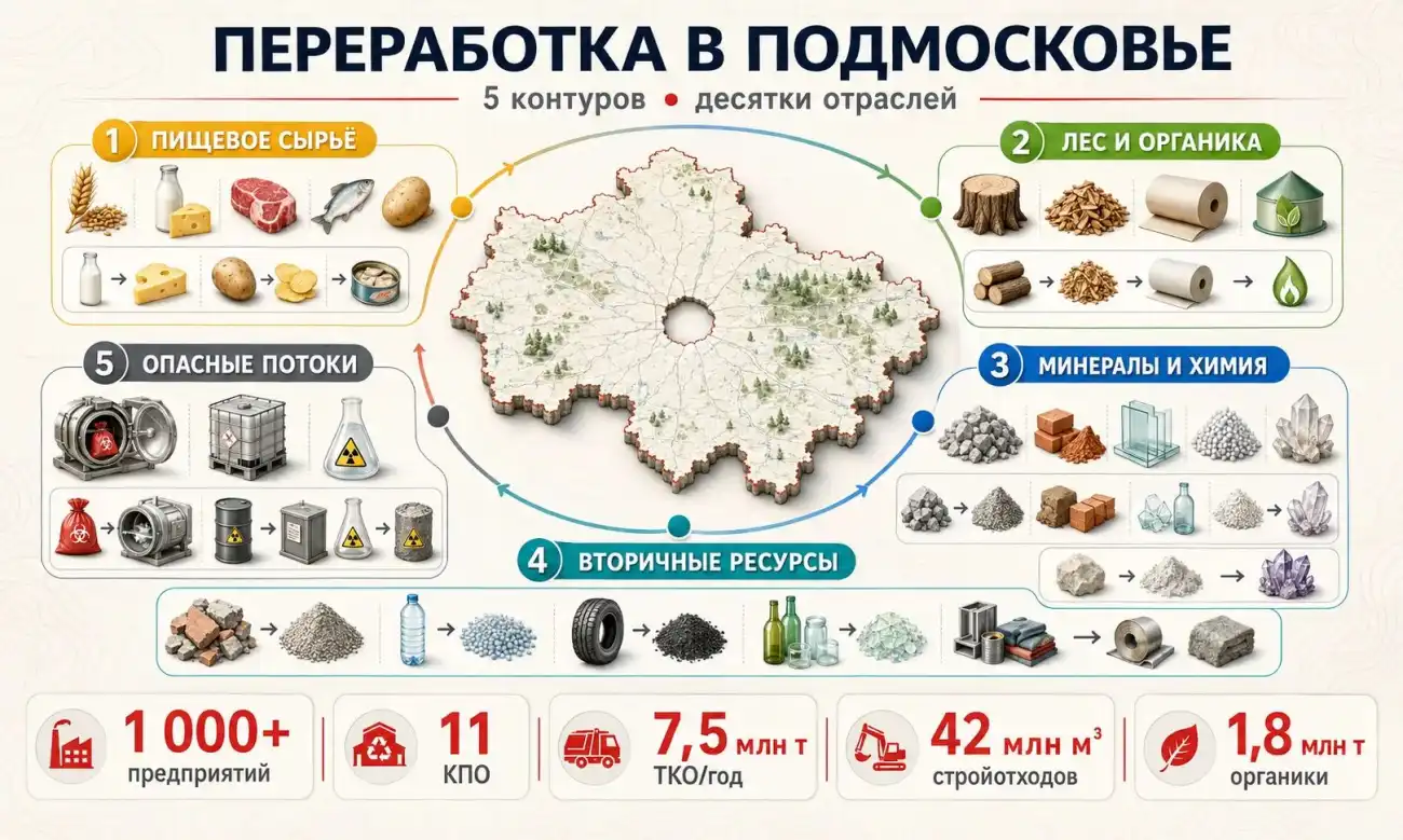 Переработка в Московской области