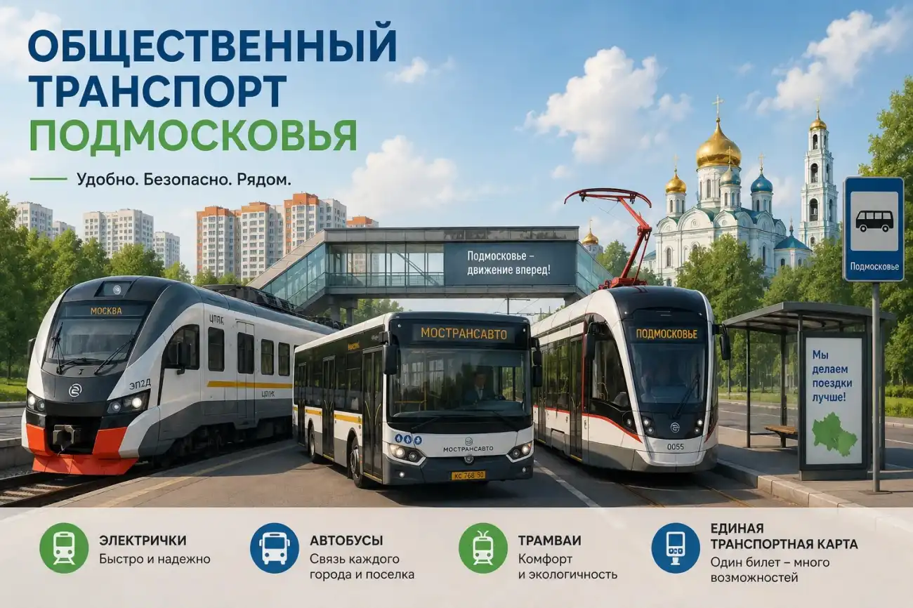 Общественный транспорт Подмосковья