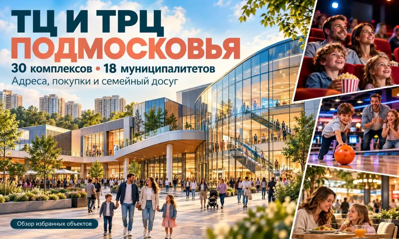 ТЦ и ТРЦ Московской области