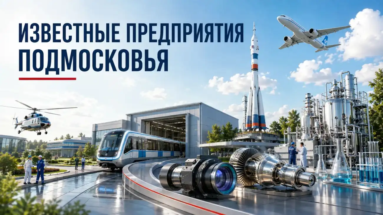 Некоторые известные предприятия Подмосковья