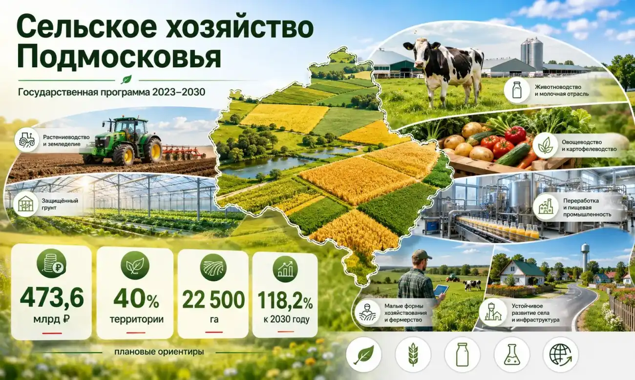 Госпрограмма Сельское хозяйство Подмосковья