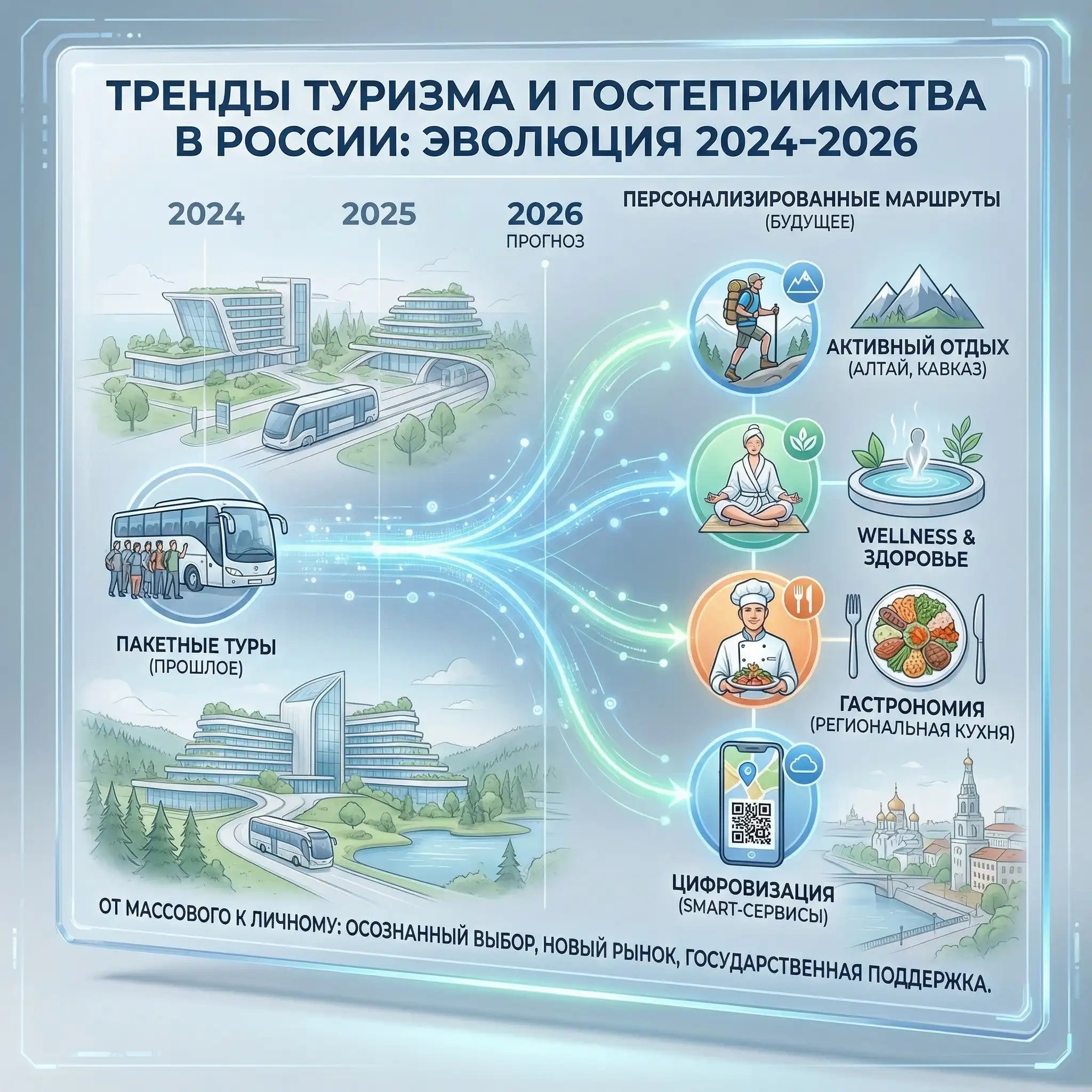 Тренды туризма и гостеприимства в России