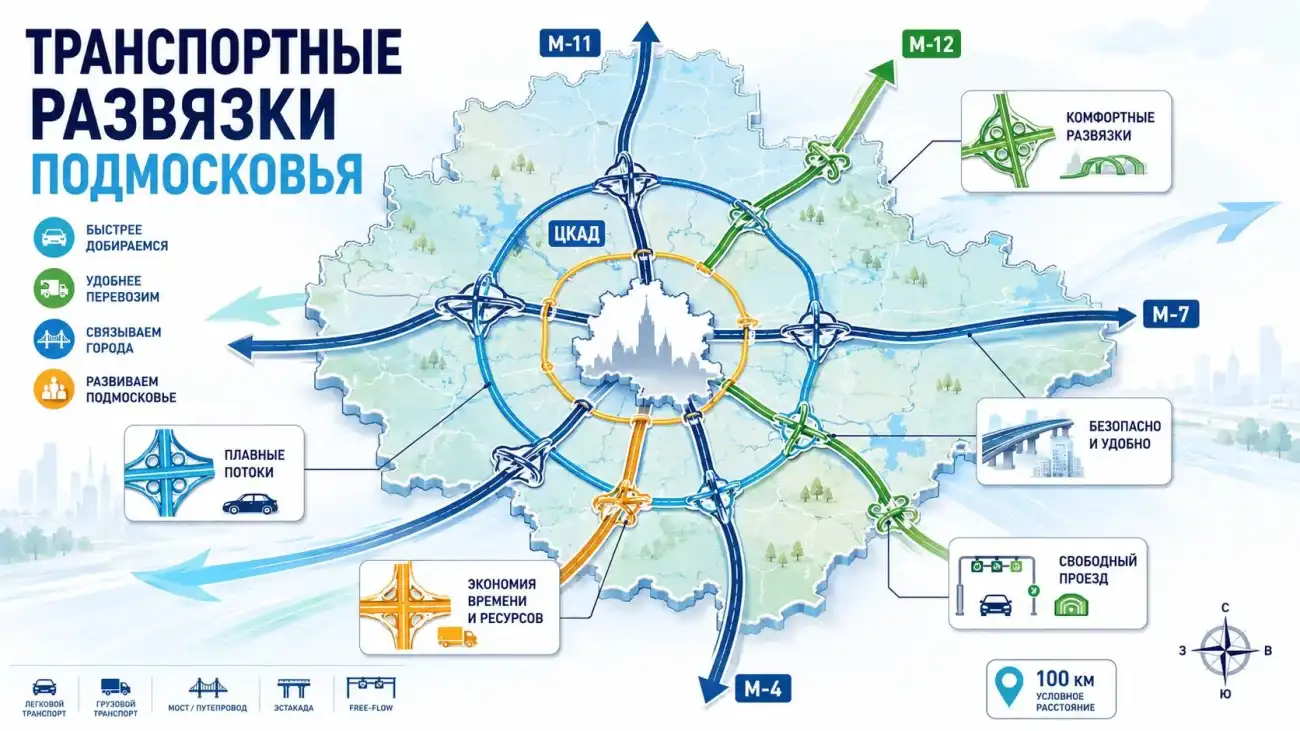 Транспортные развязки Подмосковья